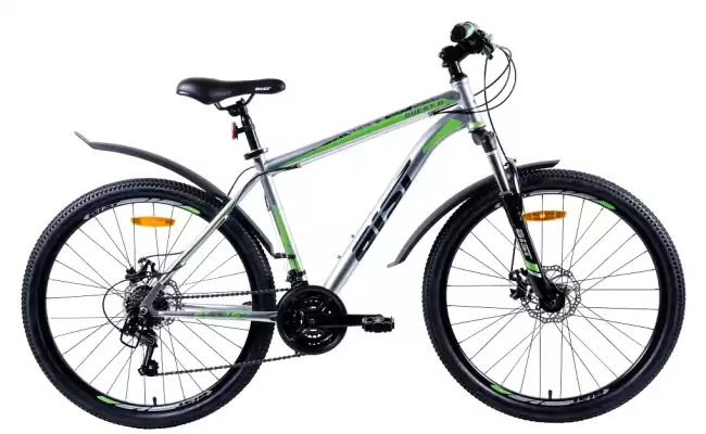Велосипед AIST Quest Disc 13 серо-зеленый